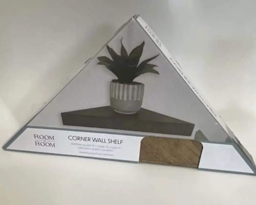 Room 2 Room Corner Wall Shelf 15.25 inch